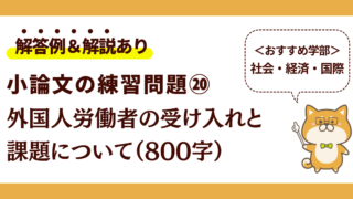 外国人労働者の受け入れについて┃じんまる式 小論文の教室 公式note